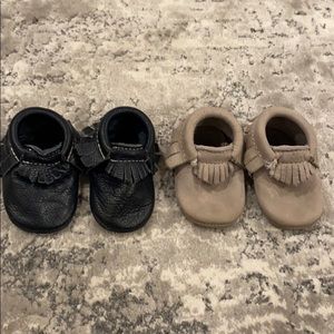 Freshly Picked Moccs, set of two pairs both size 2